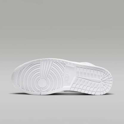 Air Jordan 1 Mid Schuh (Herren) – Weiß/Weiß/Weiß