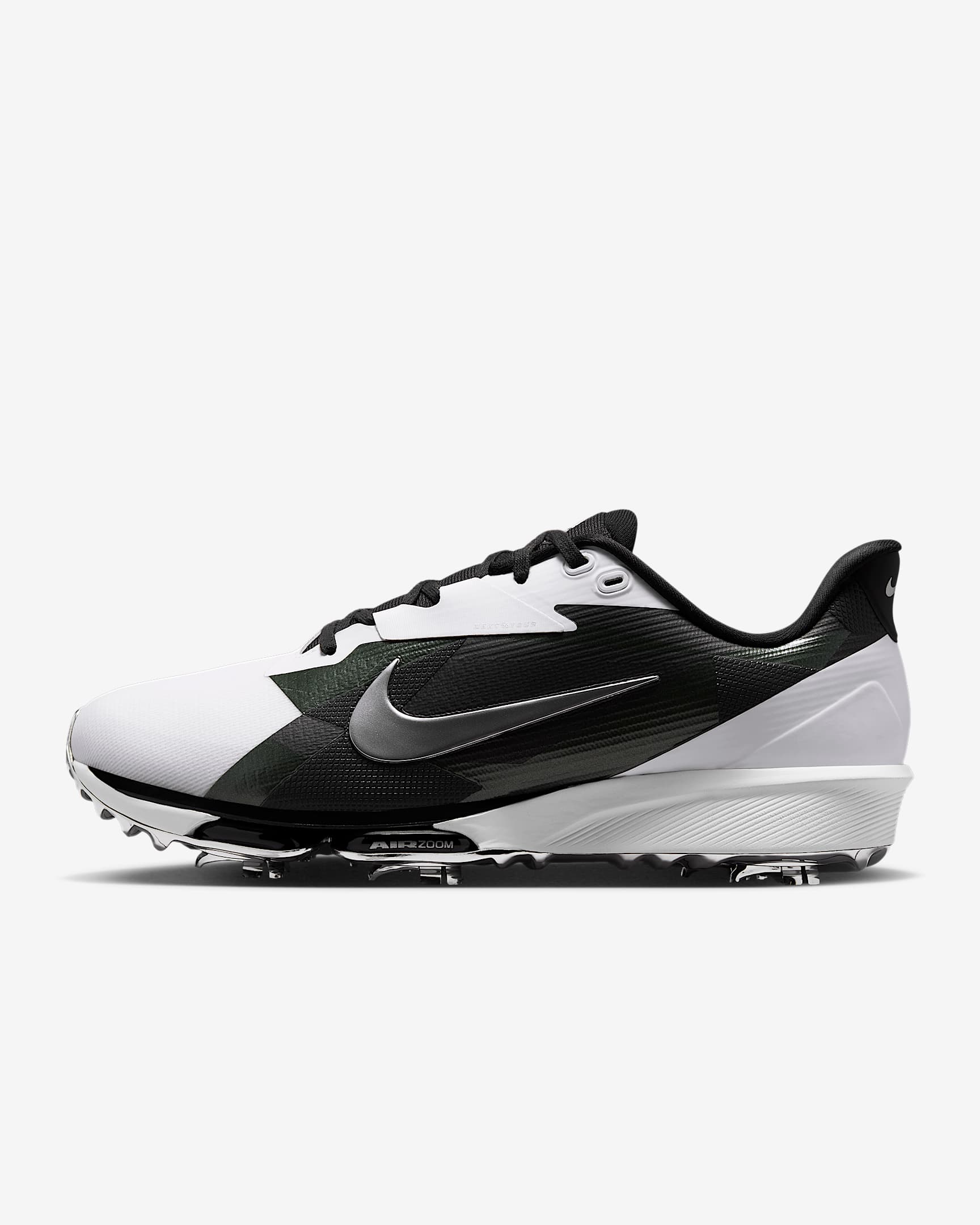 Nike NEXT% TOUR 3 Golfschuh – Weiß/Metallic Silver/Fir/Schwarz