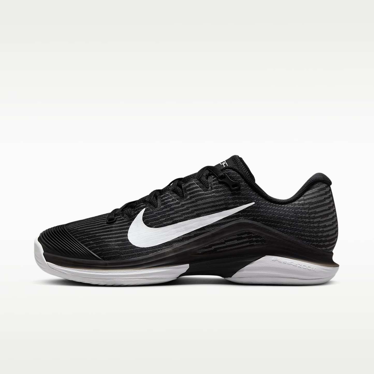 Nike Vapor 12 Tennisschuh für Hartplätze (Damen) – Schwarz/Dark Smoke Grey/Weiß