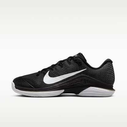 Nike Vapor 12 Tennisschuh für Hartplätze (Damen) – Schwarz/Dark Smoke Grey/Weiß