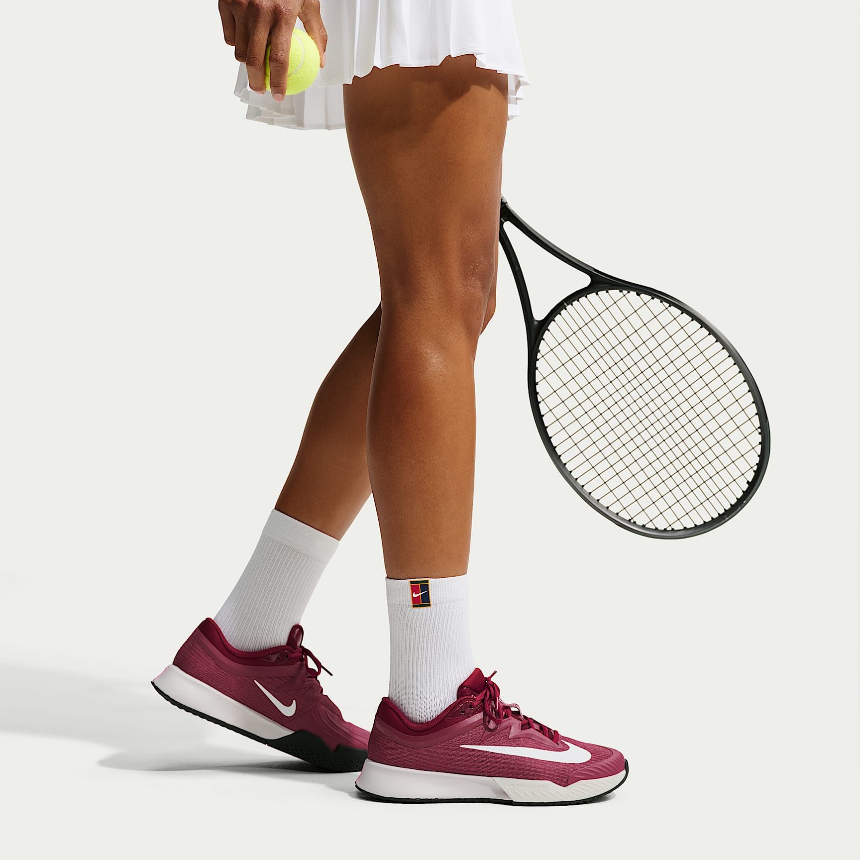 Nike Vapor Pro 3 Tennisschuh für Hartplätze (Damen) – Pink Smoke/Vast Grey/Schwarz/Weiß