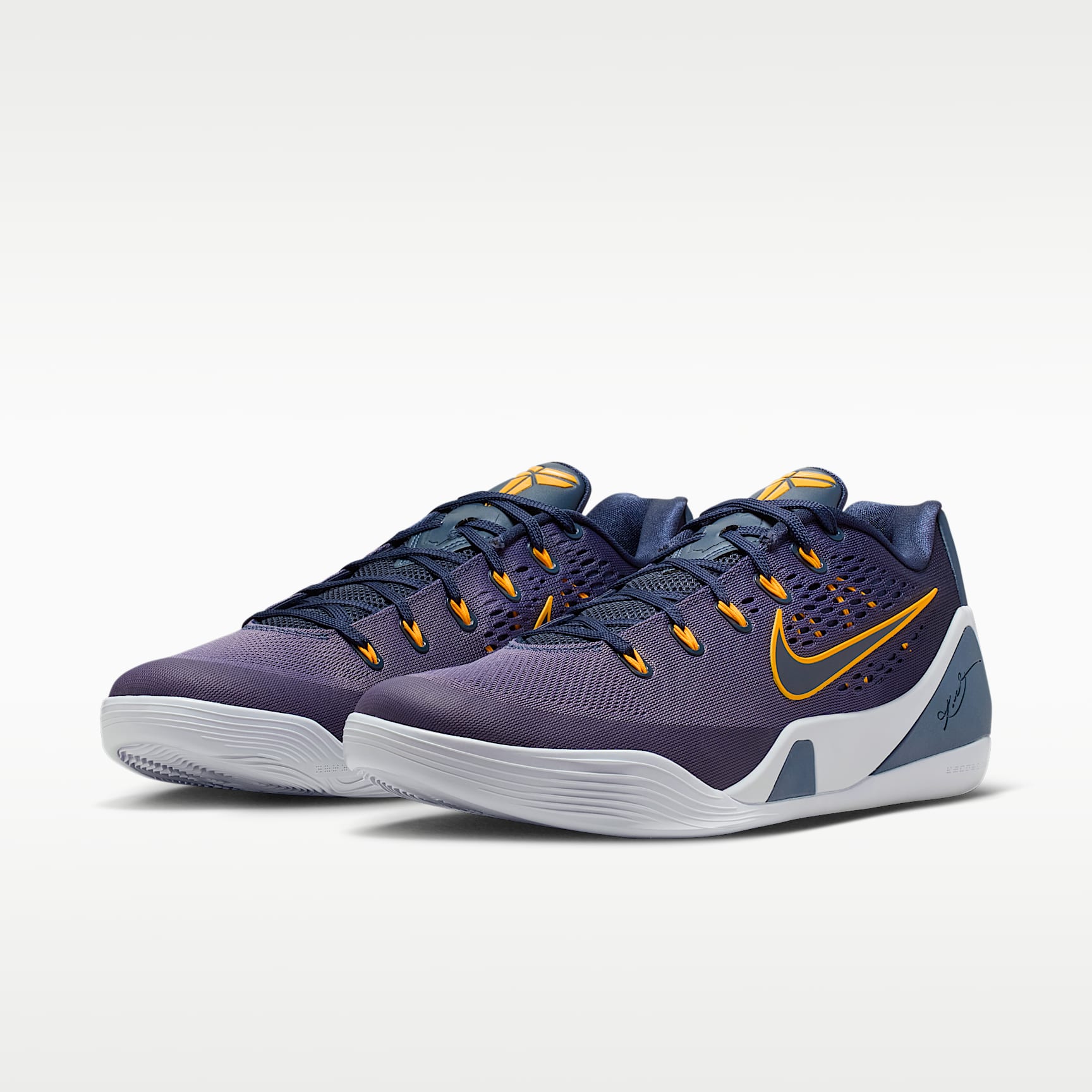 Kobe IX Elite Low EM Protro Basketballschuh – Thunder Blue/Laser Orange/Football Grey/Daybreak