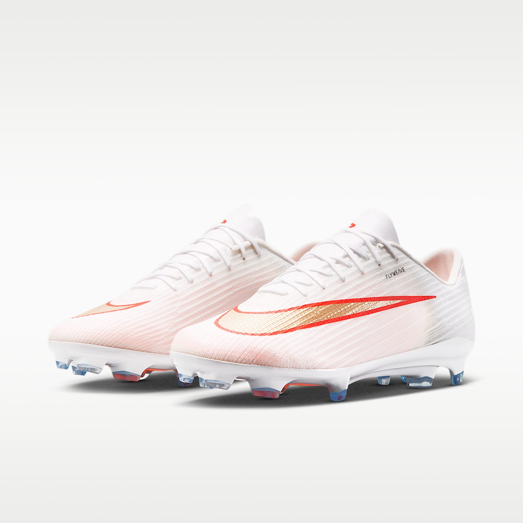 Nike Mercurial Superfly 11 Pro Low-Top-Fußballschuh für normalen Rasen – Weiß/Bright Crimson/Blur