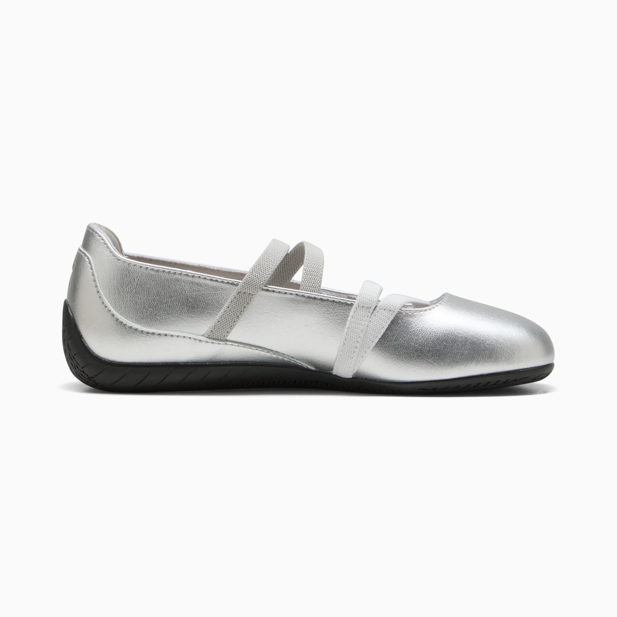 Speedcat Ballet Metallic Schuhe Damen - PUMA Silver-PUMA White