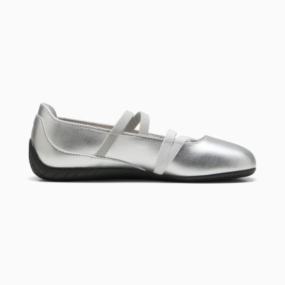 Speedcat Ballet Metallic Schuhe Damen - PUMA Silver-PUMA White