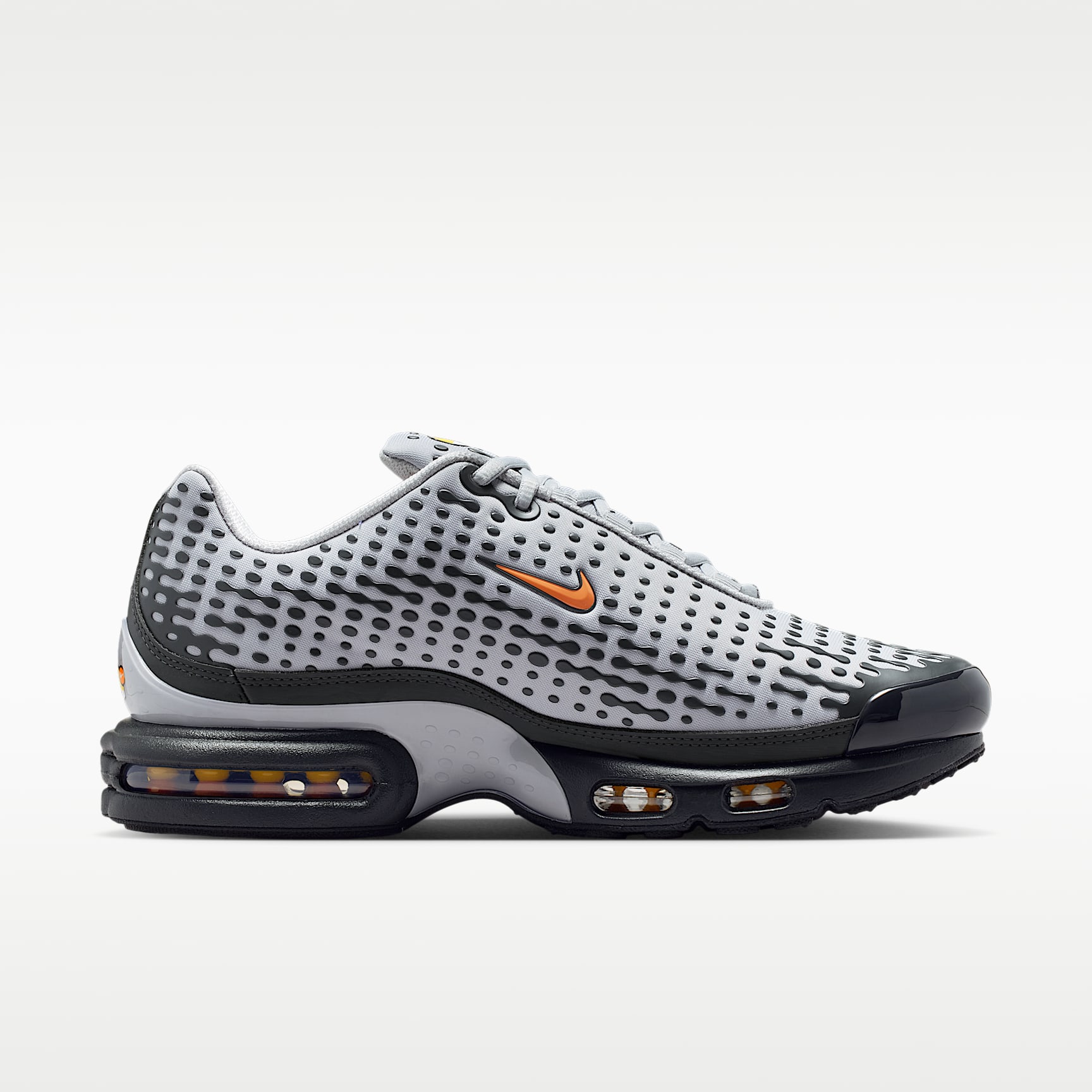 Nike Air Max Plus VII Schuh (Herren) – Light Smoke Grey/Dark Smoke Grey/Hot Curry