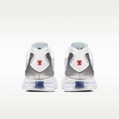 Nike Shox TL Herrenschuh – Weiß/Metallic Silver/Max Orange/Weiß