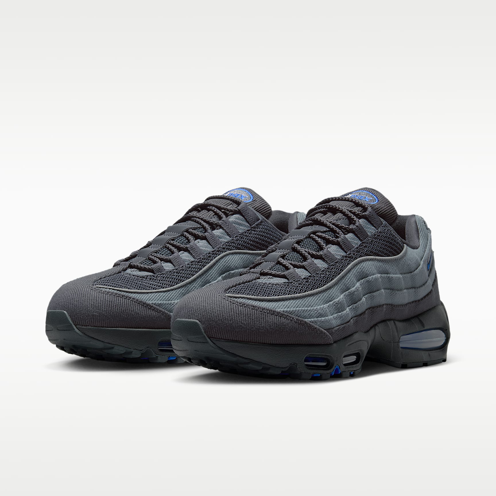 Nike Air Max 95 Big Bubble Schuh (Herren) – Smoke Grey/Anthracite/Schwarz/Racer Blue