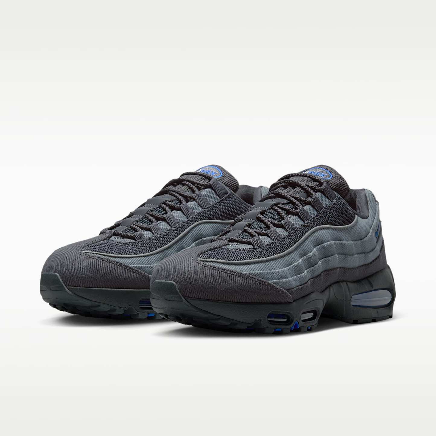 Nike Air Max 95 Big Bubble Schuh (Herren) – Smoke Grey/Anthracite/Schwarz/Racer Blue