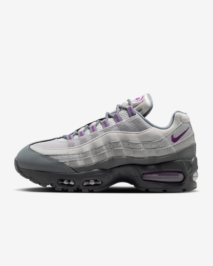 Nike Air Max 95 Big Bubble Schuh (Damen) – Cool Grey/Light Smoke Grey/Vast Grey/Bold Berry