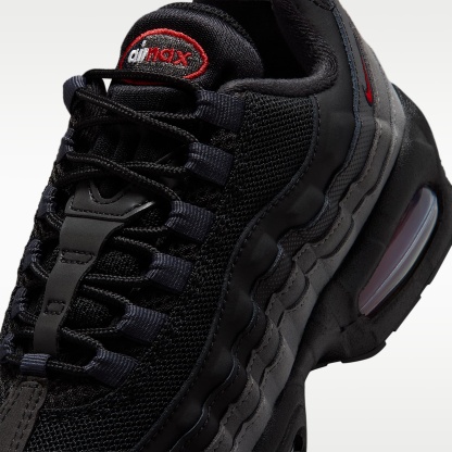 Nike Air Max 95 Big Bubble Schuh (ältere Kinder) – Schwarz/Anthracite/Iron Grey/University Red
