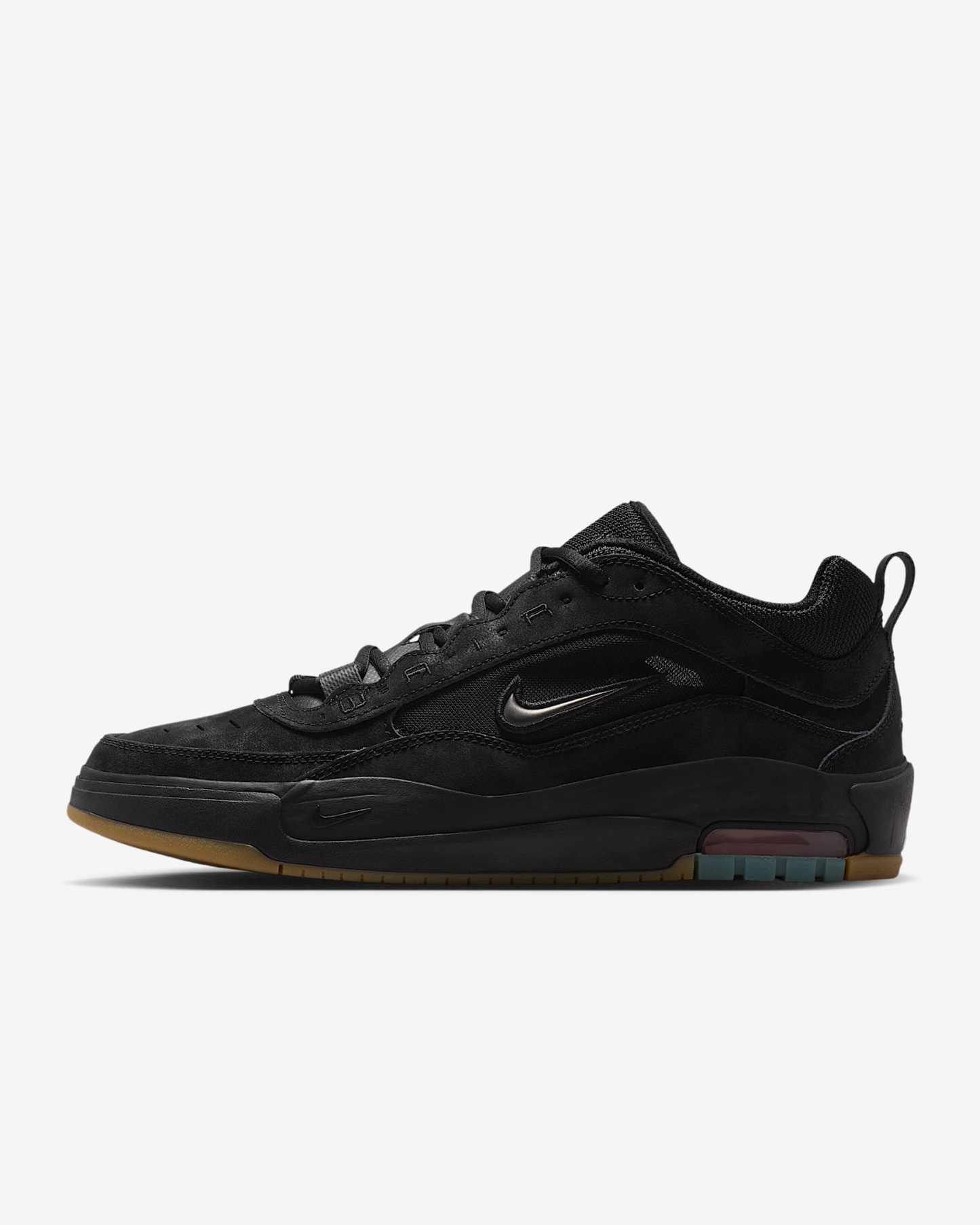 Nike Air Max Ishod Skateboardschuh – Schwarz/Schwarz/Schwarz/Schwarz