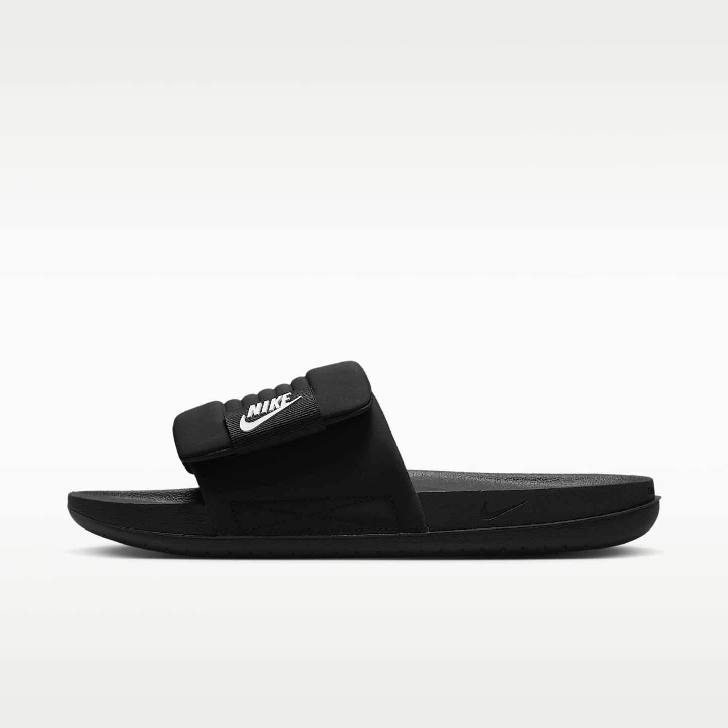 Nike Offcourt Adjust Herren-Slides – Schwarz/Schwarz/Weiß