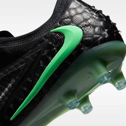 Nike Phantom 6 Low Elite Fußballschuh für Kunstrasen – Schwarz/Schwarz/Illusion Green