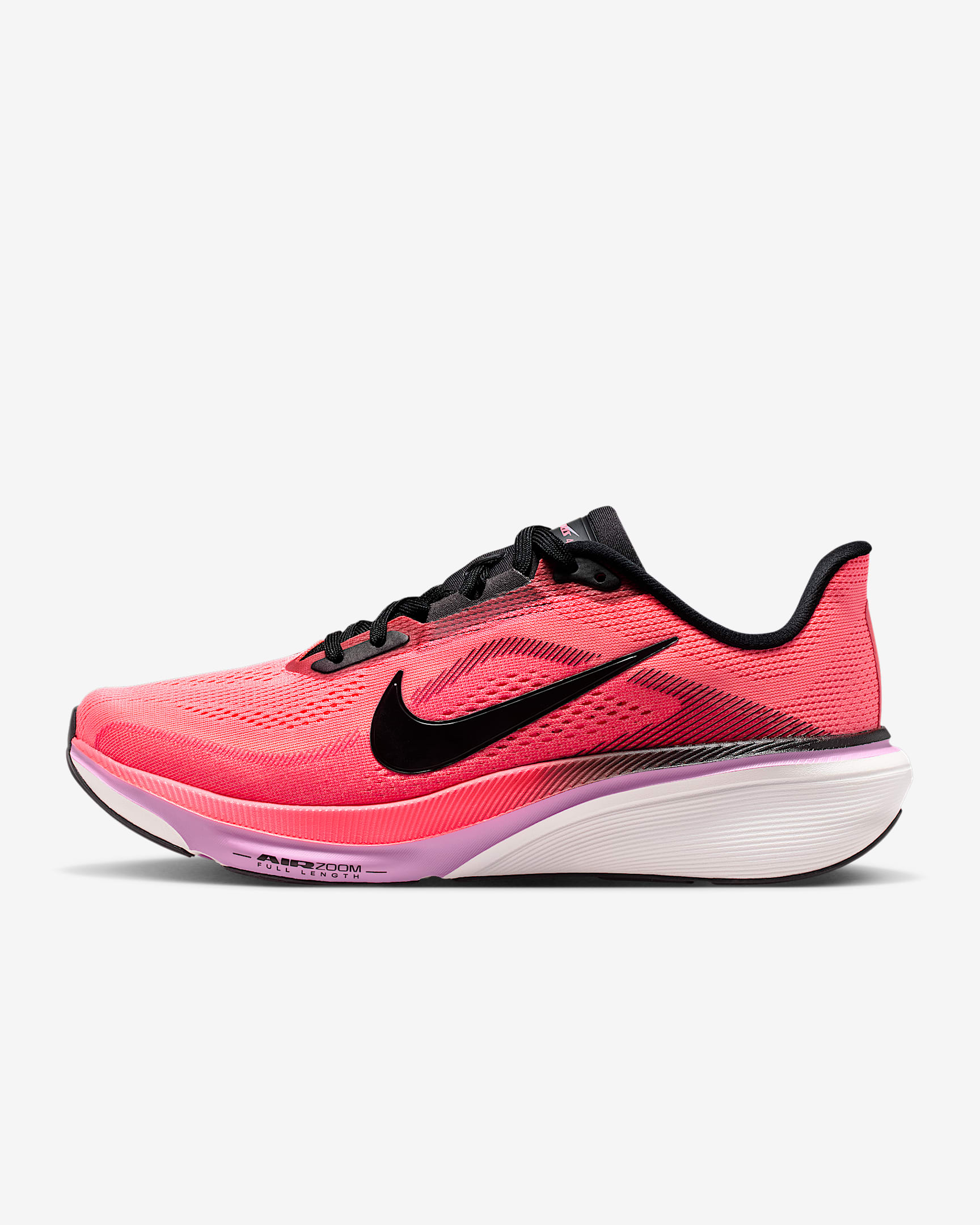 Nike Pegasus 42 Straßenlaufschuh (Damen) – Lava Glow/Flash Crimson/Light Magenta/Schwarz