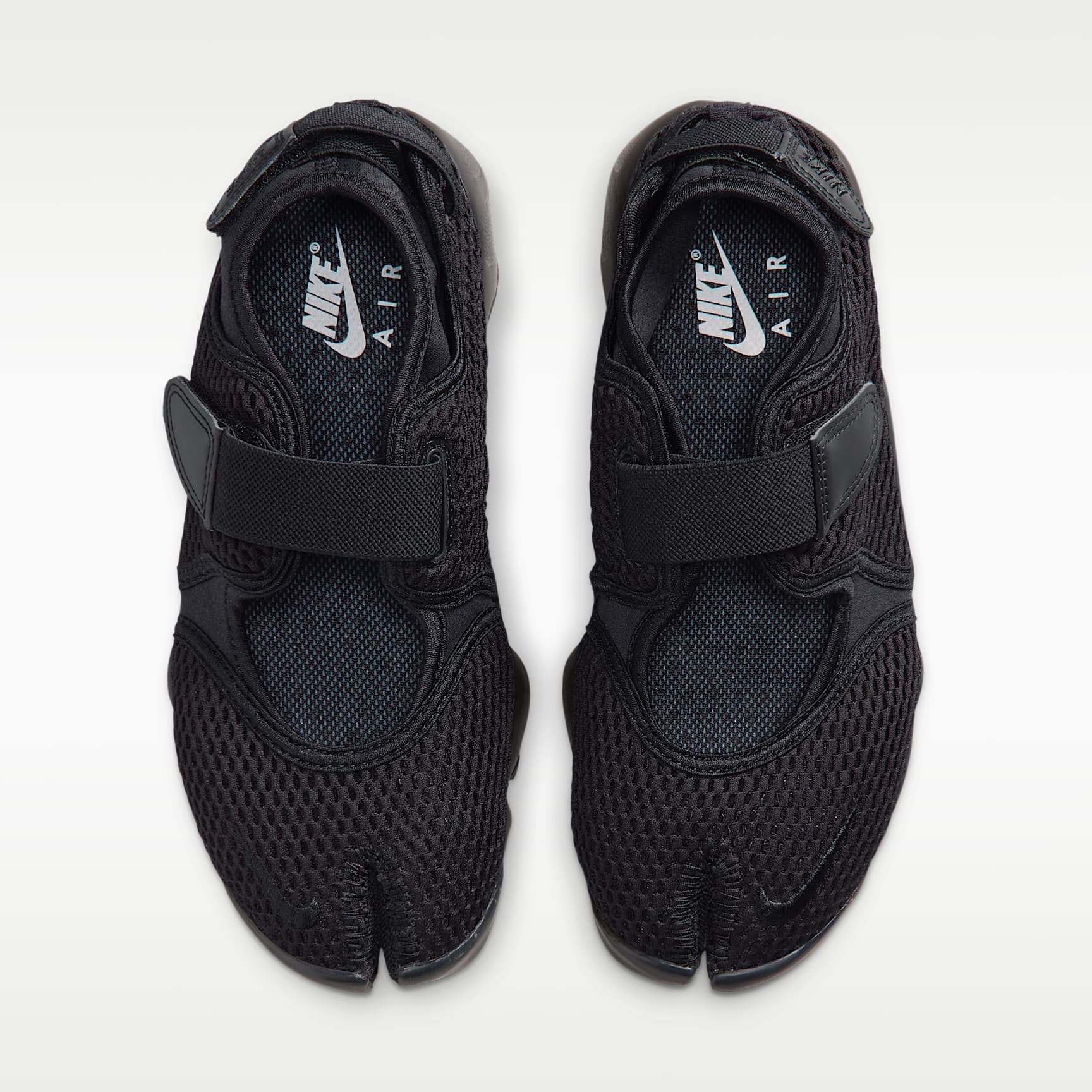 Nike Air Rift Mesh Schuh (Damen) – Schwarz/Weiß/Schwarz