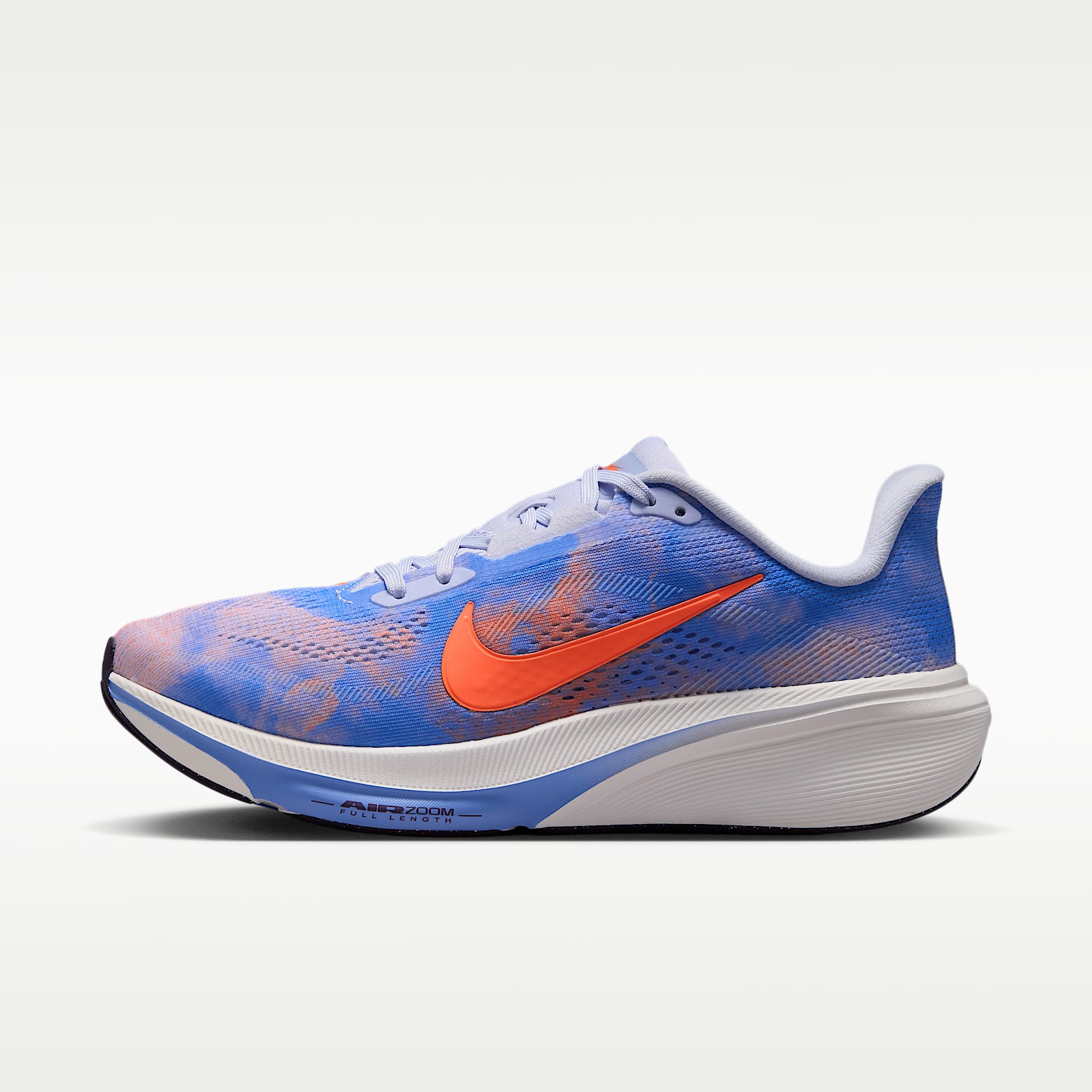 Nike Pegasus 42 Straßenlaufschuh (Damen) – Bleached Lilac/Royal Pulse/Summit White/Hyper Crimson