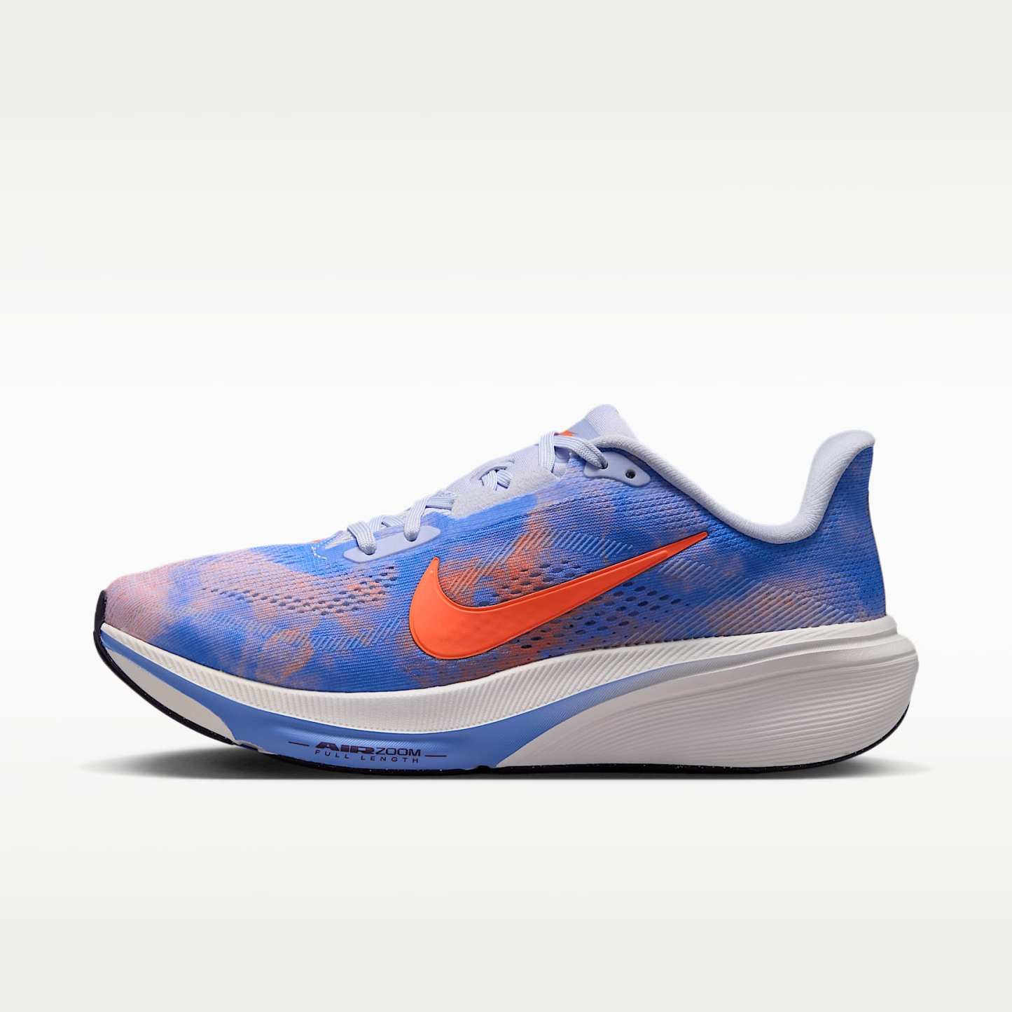 Nike Pegasus 42 Straßenlaufschuh (Damen) – Bleached Lilac/Royal Pulse/Summit White/Hyper Crimson