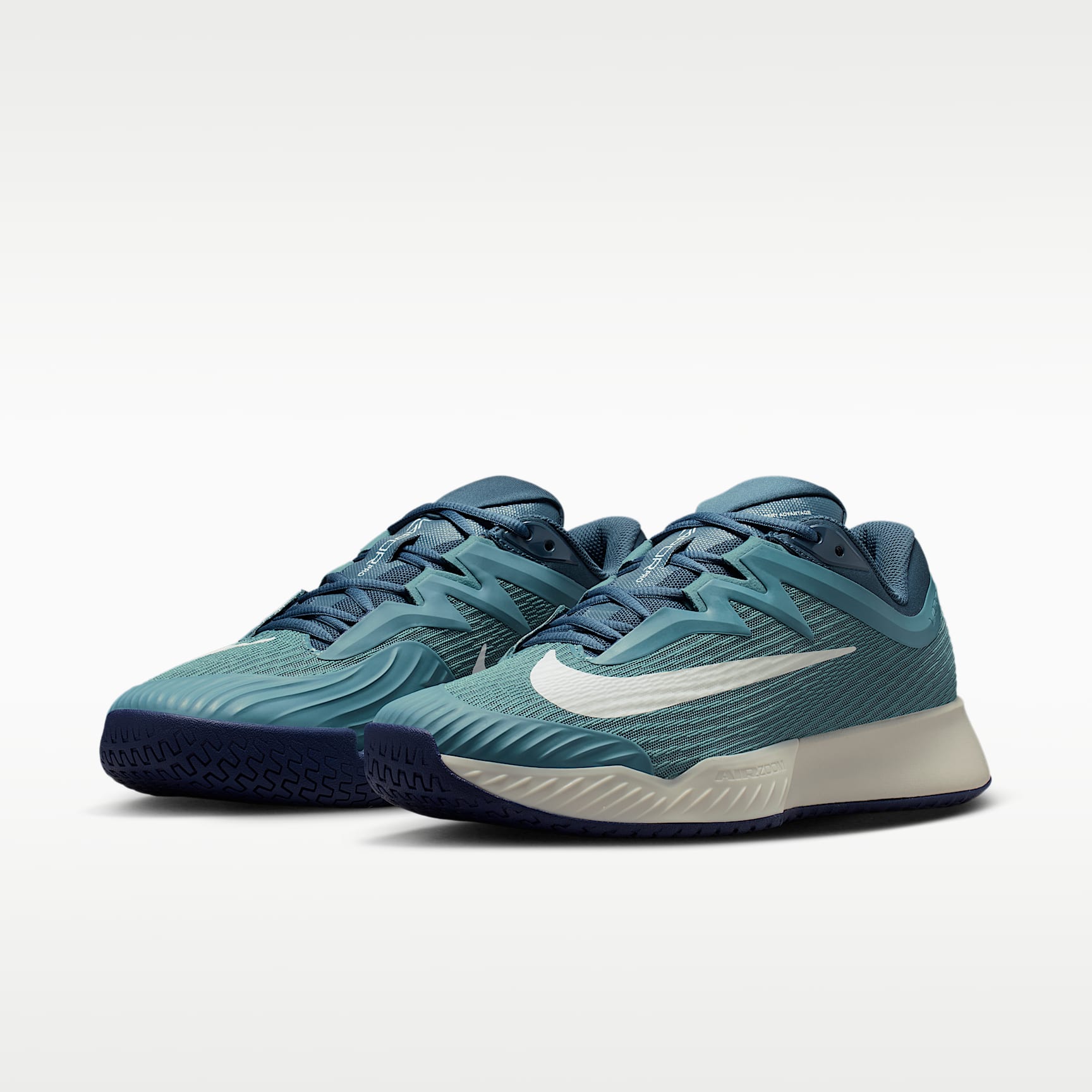 Nike Vapor Pro 3 Tennisschuh für Hartplätze (Herren) – Smokey Blue/Light Bone/New Slate/Weiß