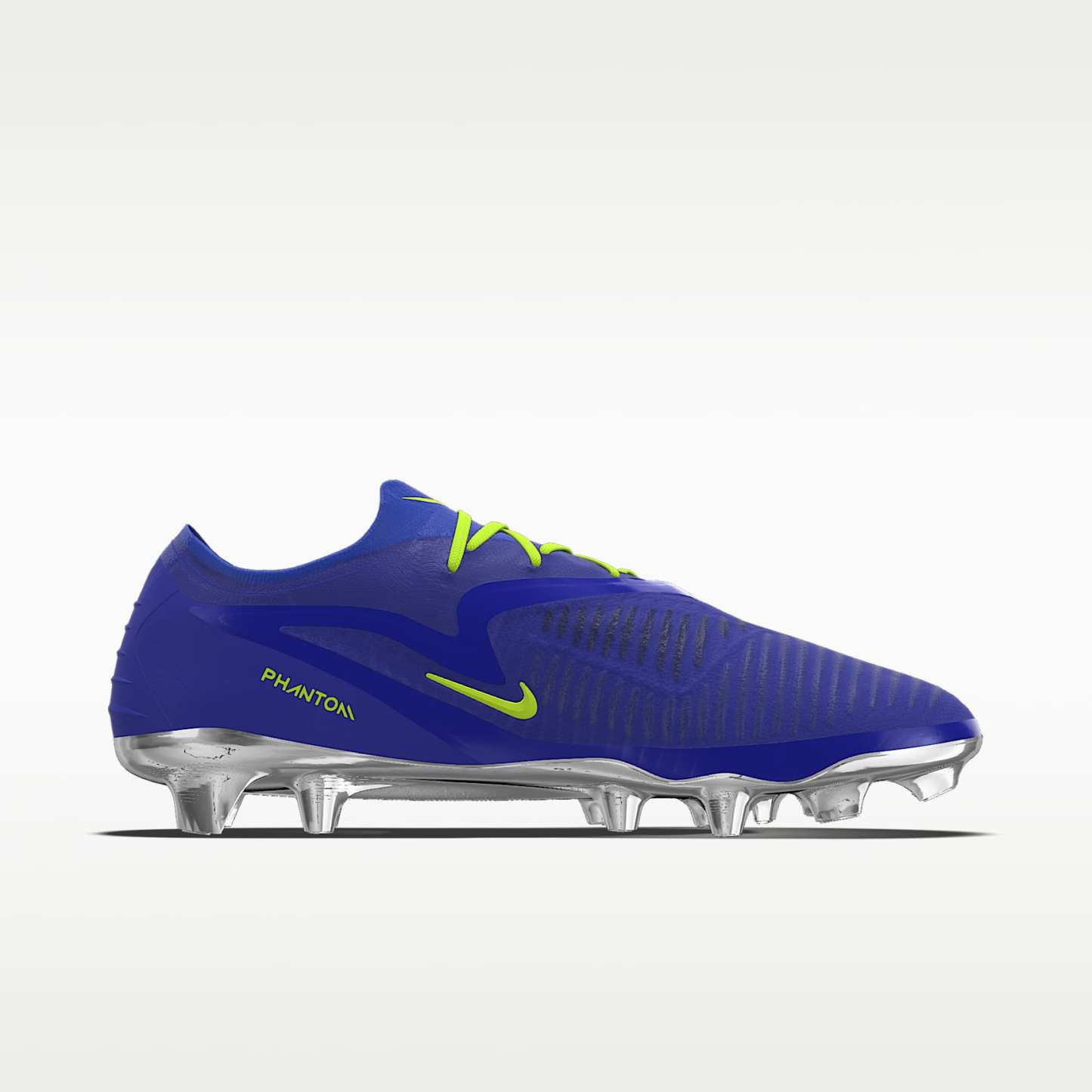 Nike Phantom 6 Low Elite By You personalisierbarer Fußballschuh für normalen Rasen – Racer Blue/Racer Blue/Multi-Color [7102227565]