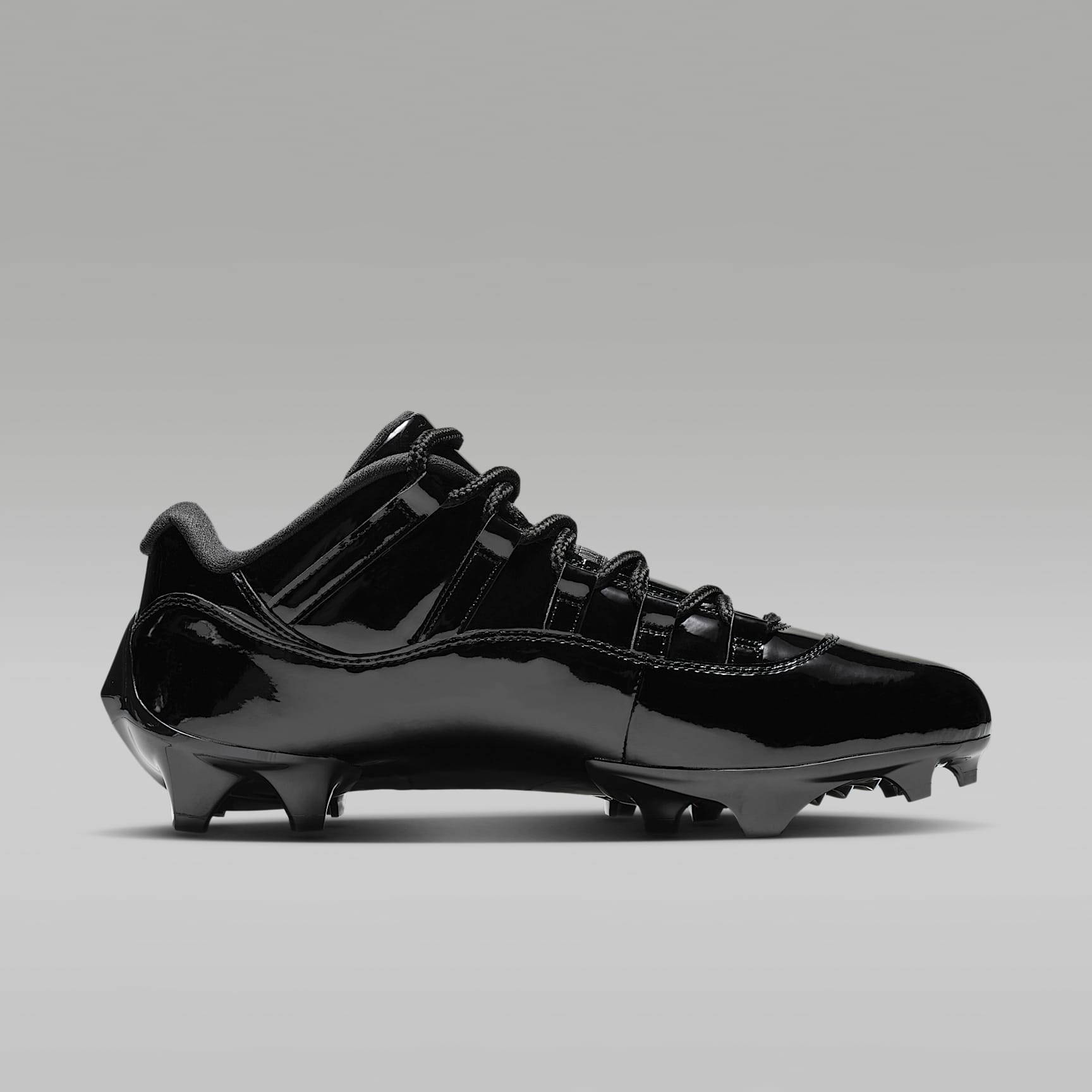 Jordan 11 Low TD American Football-Schuh (Herren) – Schwarz/Anthracite/Metallic Silver