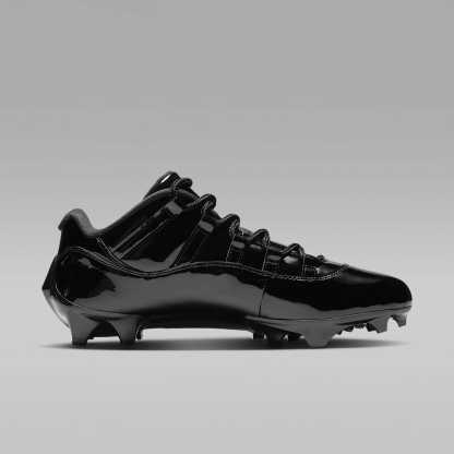 Jordan 11 Low TD American Football-Schuh (Herren) – Schwarz/Anthracite/Metallic Silver