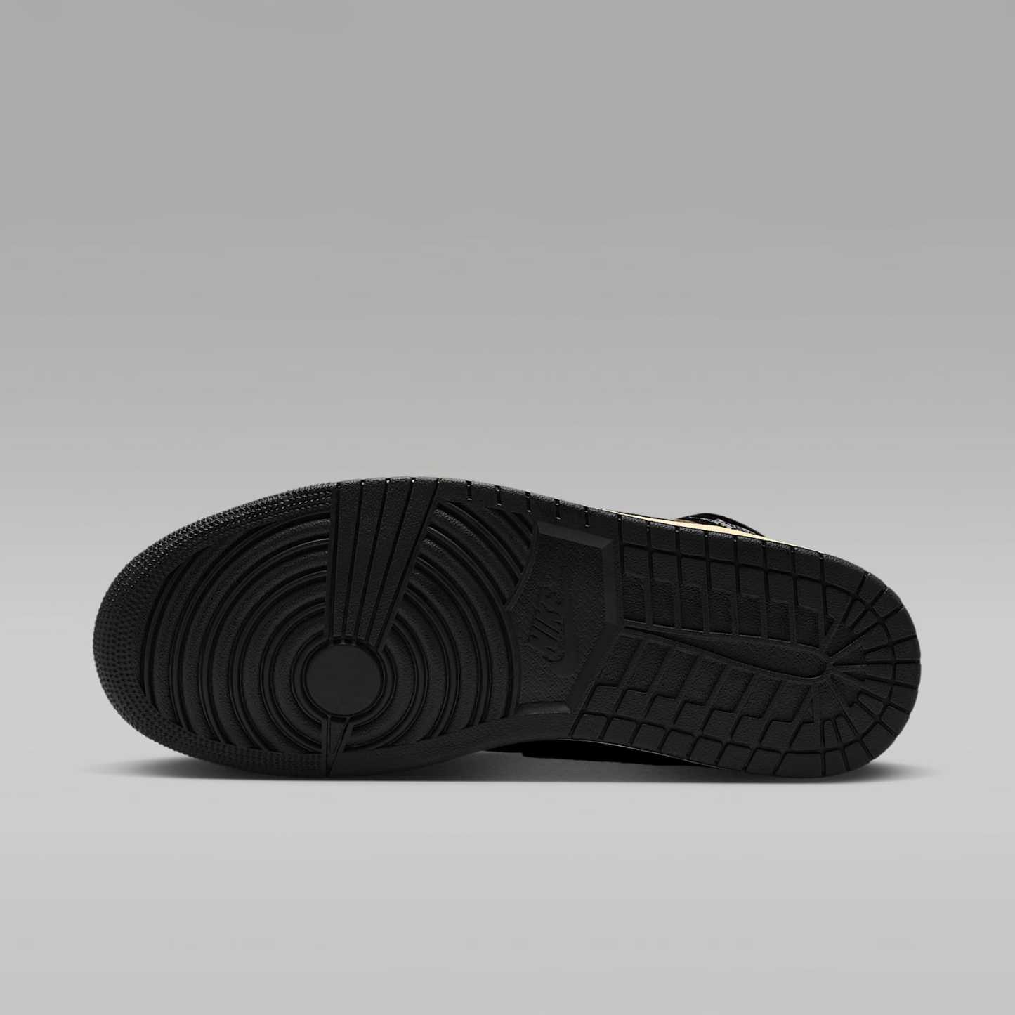 Air Jordan 1 Mid SE Schuh (Herren) – Schwarz/Light Wild Mango/Olive Grey