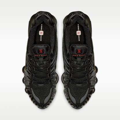 Nike Shox TL Herrenschuh – Schwarz/Metallic Hematite/Max Orange/Schwarz