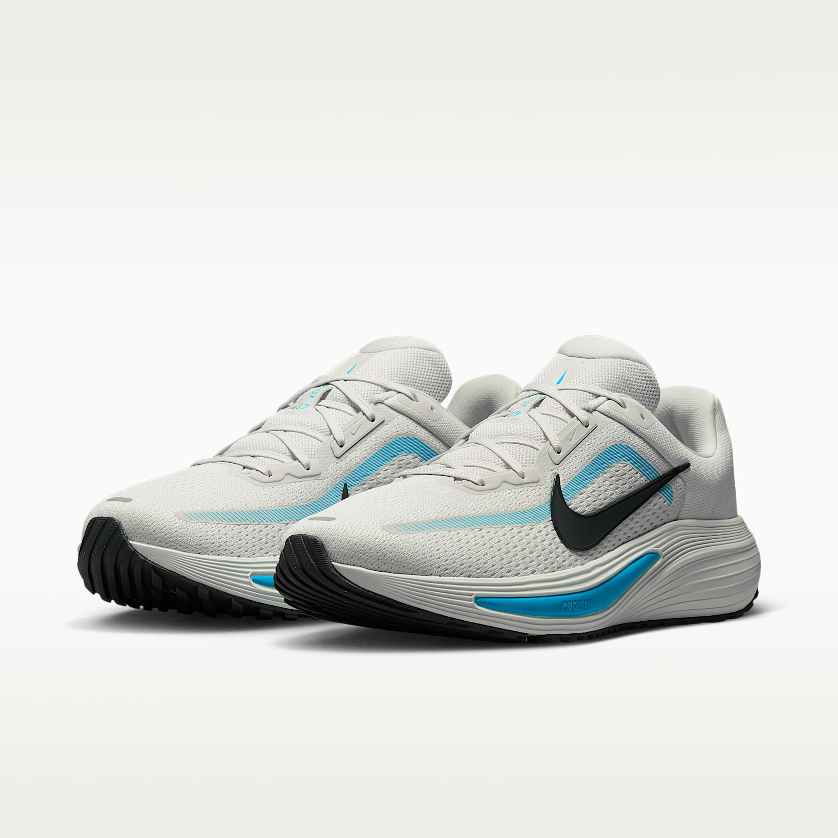 Nike Quest 7 Straßenlaufschuhe (Herren) – Vast Grey/Light Current Blue/Off White/Anthracite