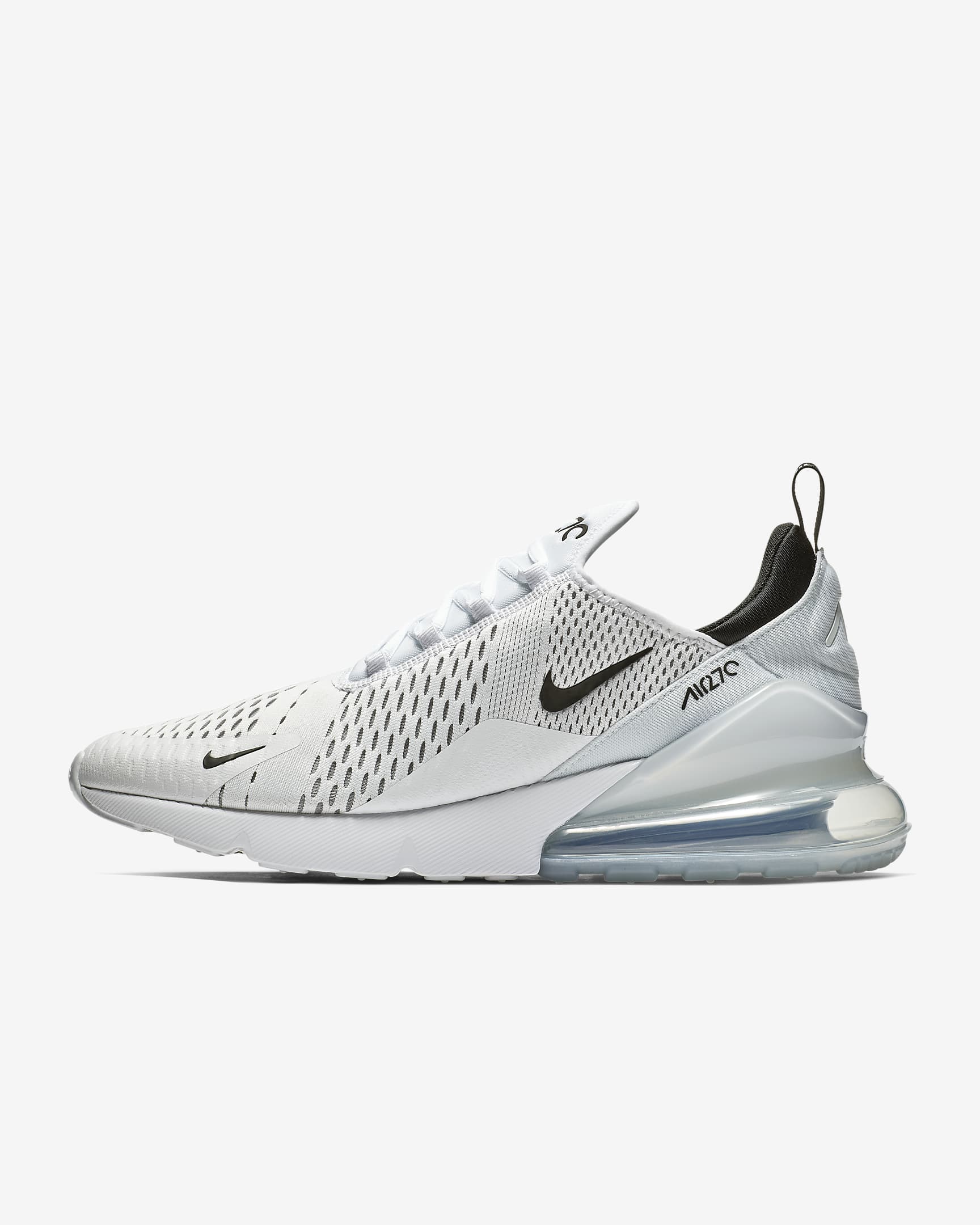 Nike Air Max 270 Herrenschuh – Weiß/Weiß/Schwarz