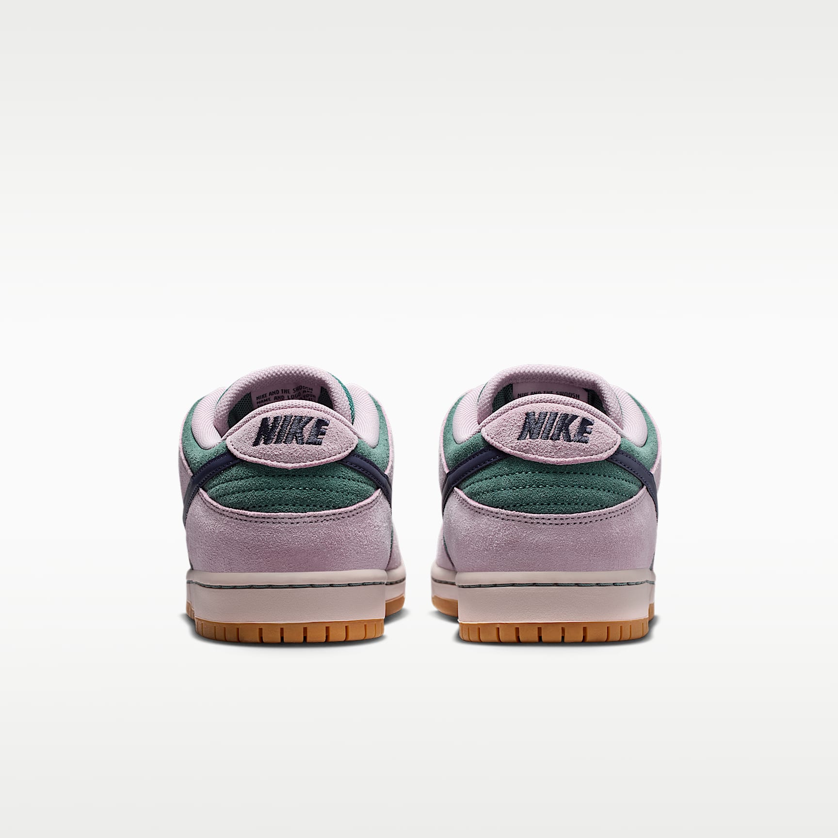 Nike SB Dunk Low Pro Skateboardschuh – Mineral Slate/Particle Rose/Silt Red/Dark Raisin