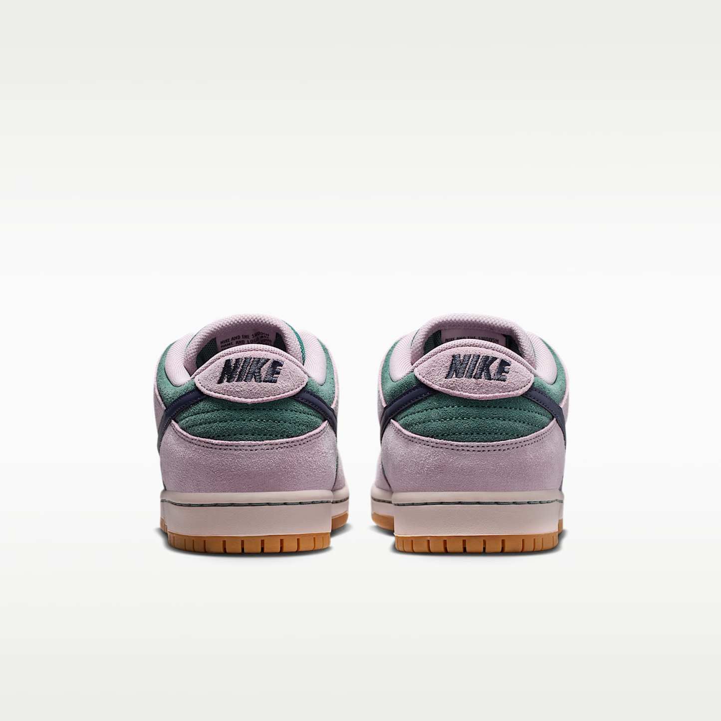 Nike SB Dunk Low Pro Skateboardschuh – Mineral Slate/Particle Rose/Silt Red/Dark Raisin