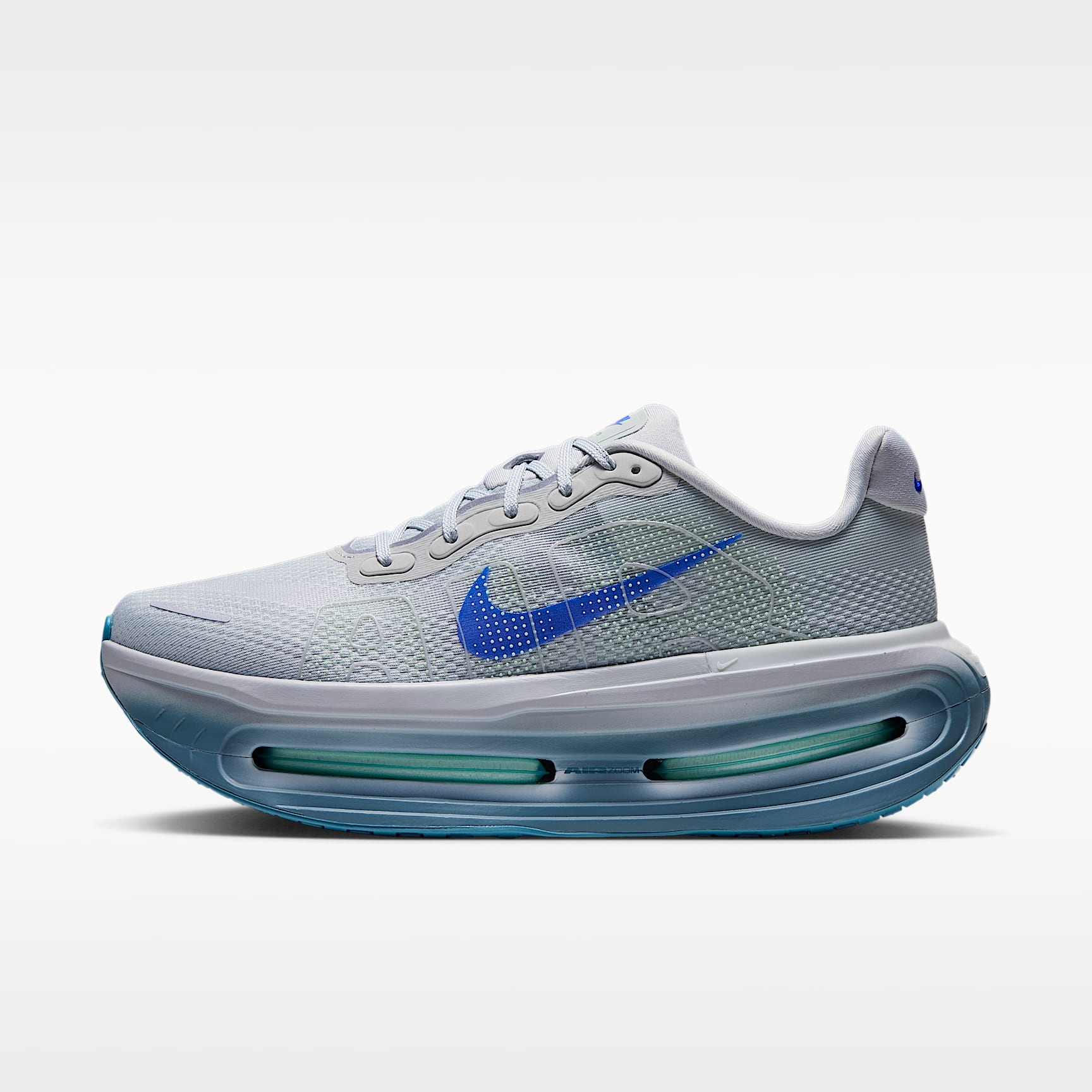 Nike Vomero Premium Straßenlaufschuh (Herren) – Grey Mist/Smokey Blue/Barely Green/Racer Blue
