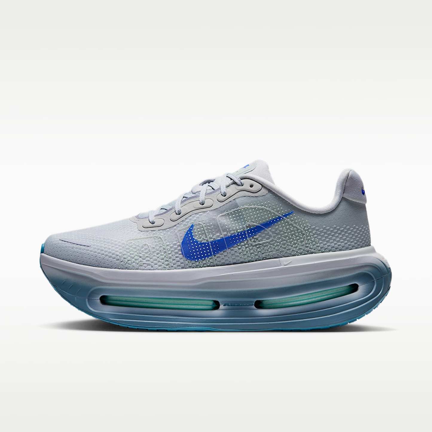 Nike Vomero Premium Straßenlaufschuh (Herren) – Grey Mist/Smokey Blue/Barely Green/Racer Blue