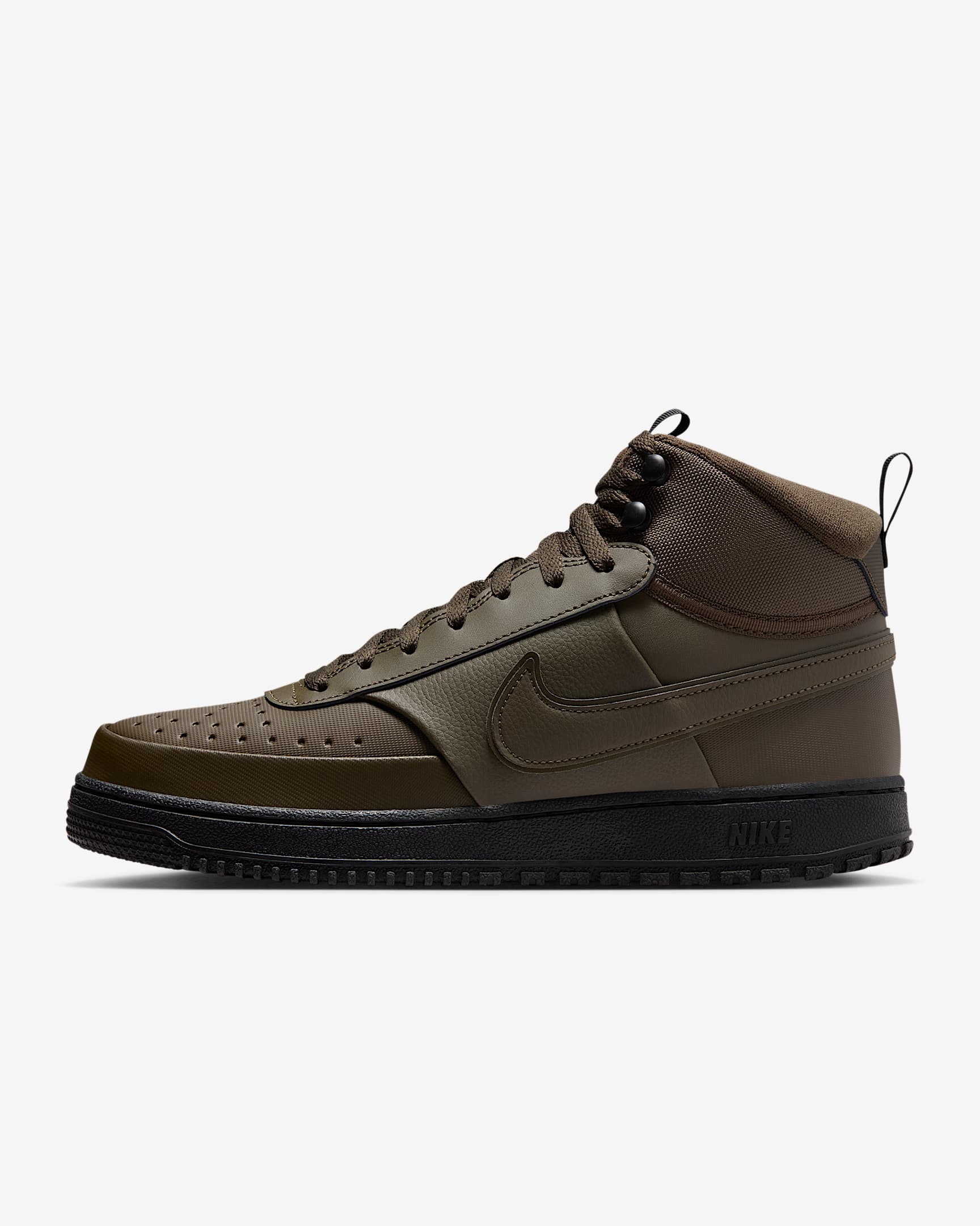 Nike Court Vision Mid winterfester Schuh (Herren) – Dark Hazel/Schwarz/Saffron Quartz/Dark Hazel