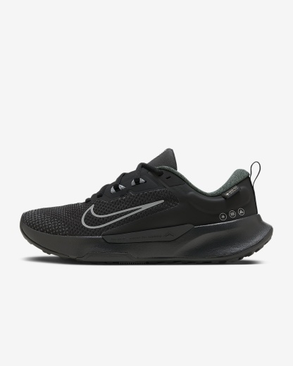 Nike Juniper Trail 2 GORE-TEX wasserfester Traillaufschuh (Damen) – Schwarz/Anthracite/Cool Grey