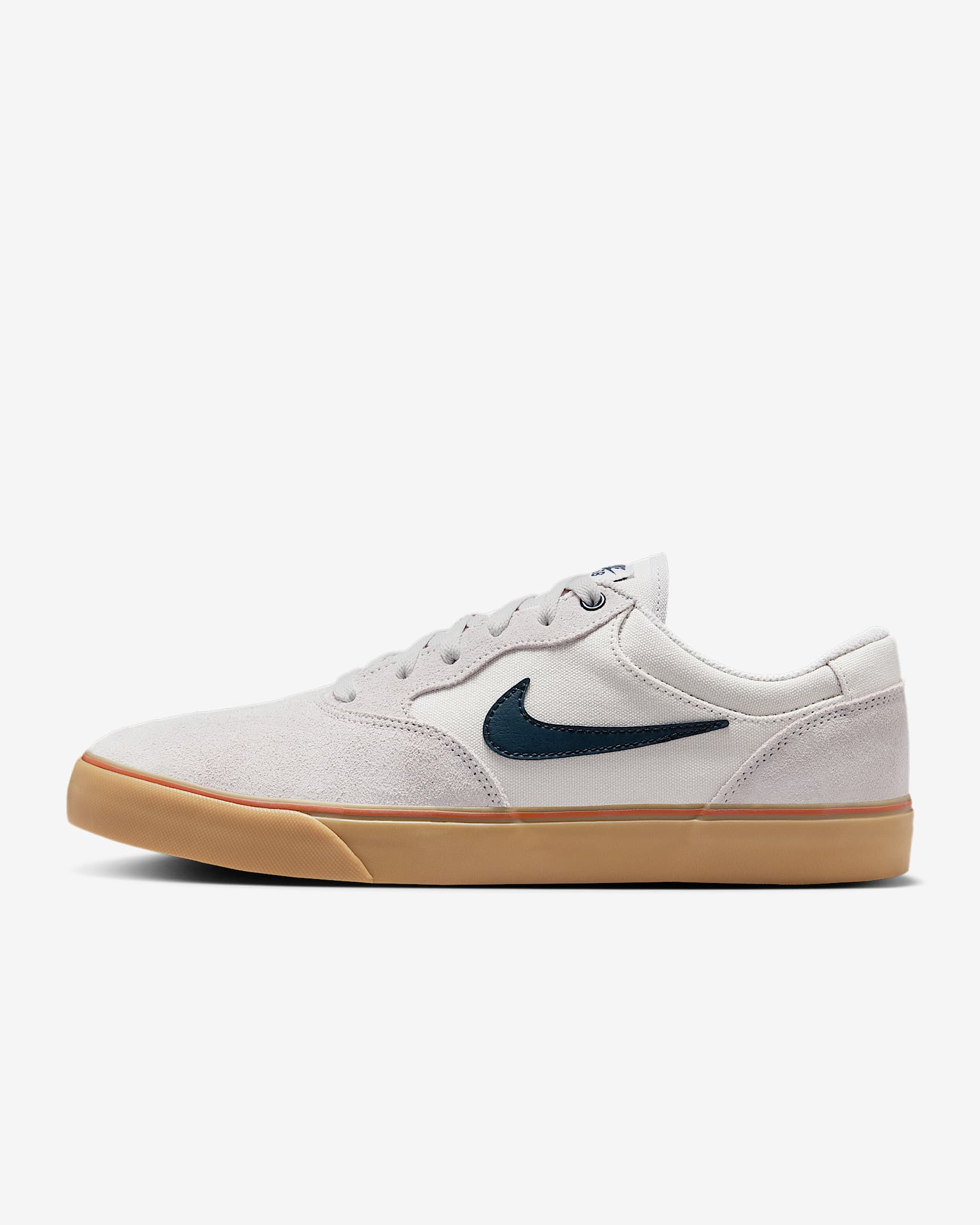 Nike SB Chron 2 Skateboardschuh – Vast Grey/Dark Russet/Gum Light Brown/Armory Navy