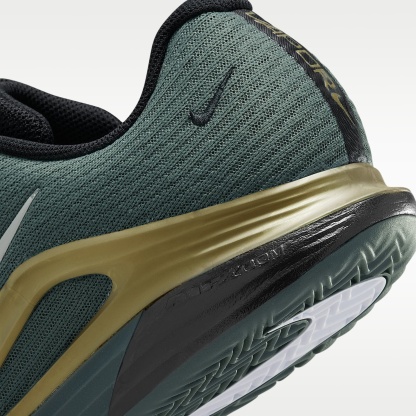 Nike Vapor 12 PRM Tennisschuhe für Clay Courts (Herren) – Camo Green/Metallic Gold/Schwarz/Pure Platinum