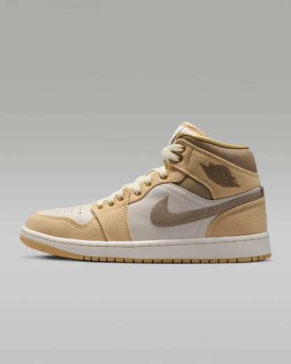 Air Jordan 1 Mid SE Schuh (Damen) – Sesame/Sail/Coconut Milk/Khaki