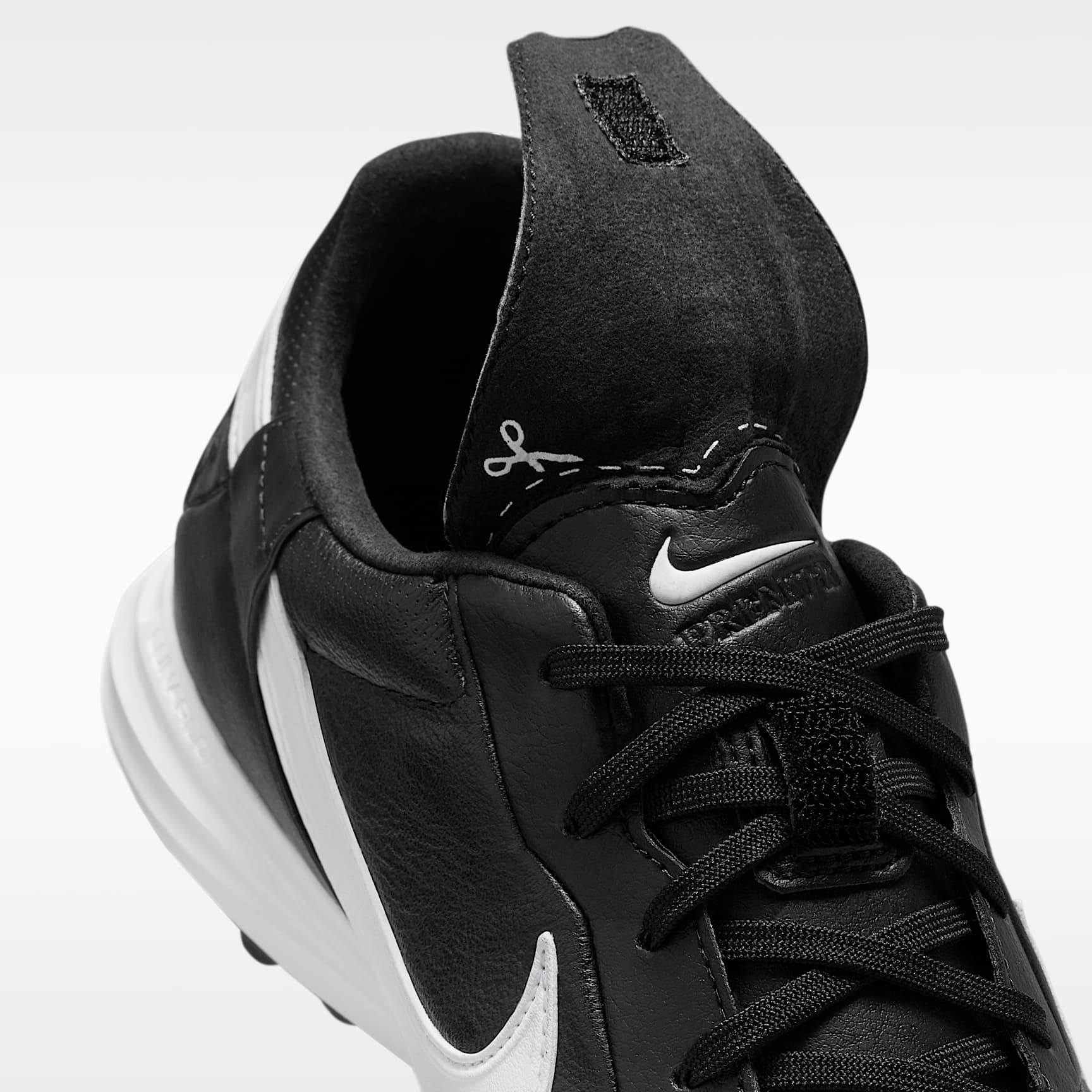 Nike Premier 3 TF Low-Top Fußballschuh – Schwarz/Weiß