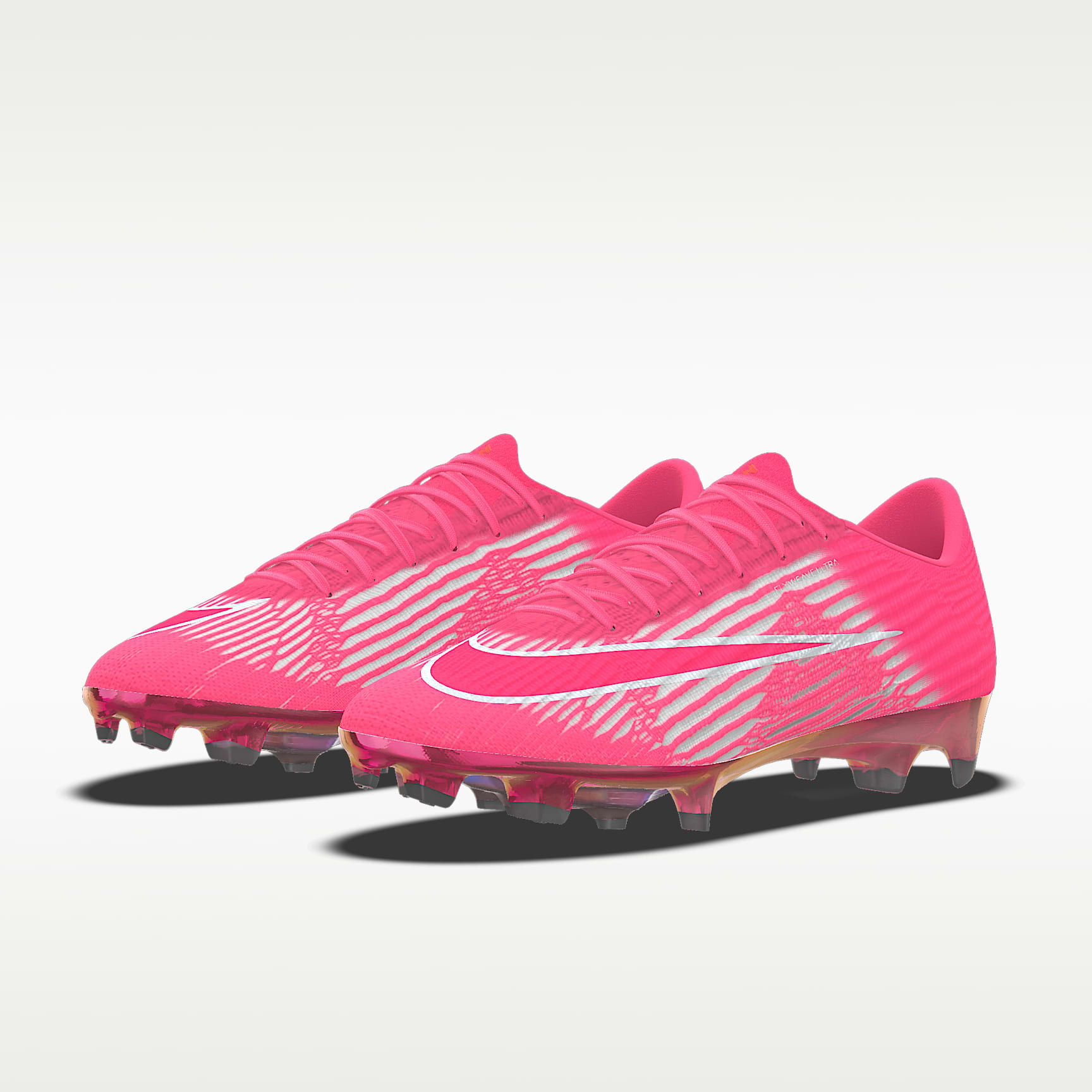 Nike Mercurial Superfly 11 Elite By You personalisierbarer Low-Top-Fußballschuh für normalen Rasen – Hyper Pink/Hyper Pink