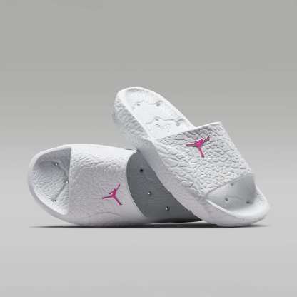 Jordan Franchise Slides – Off White/Fire Pink