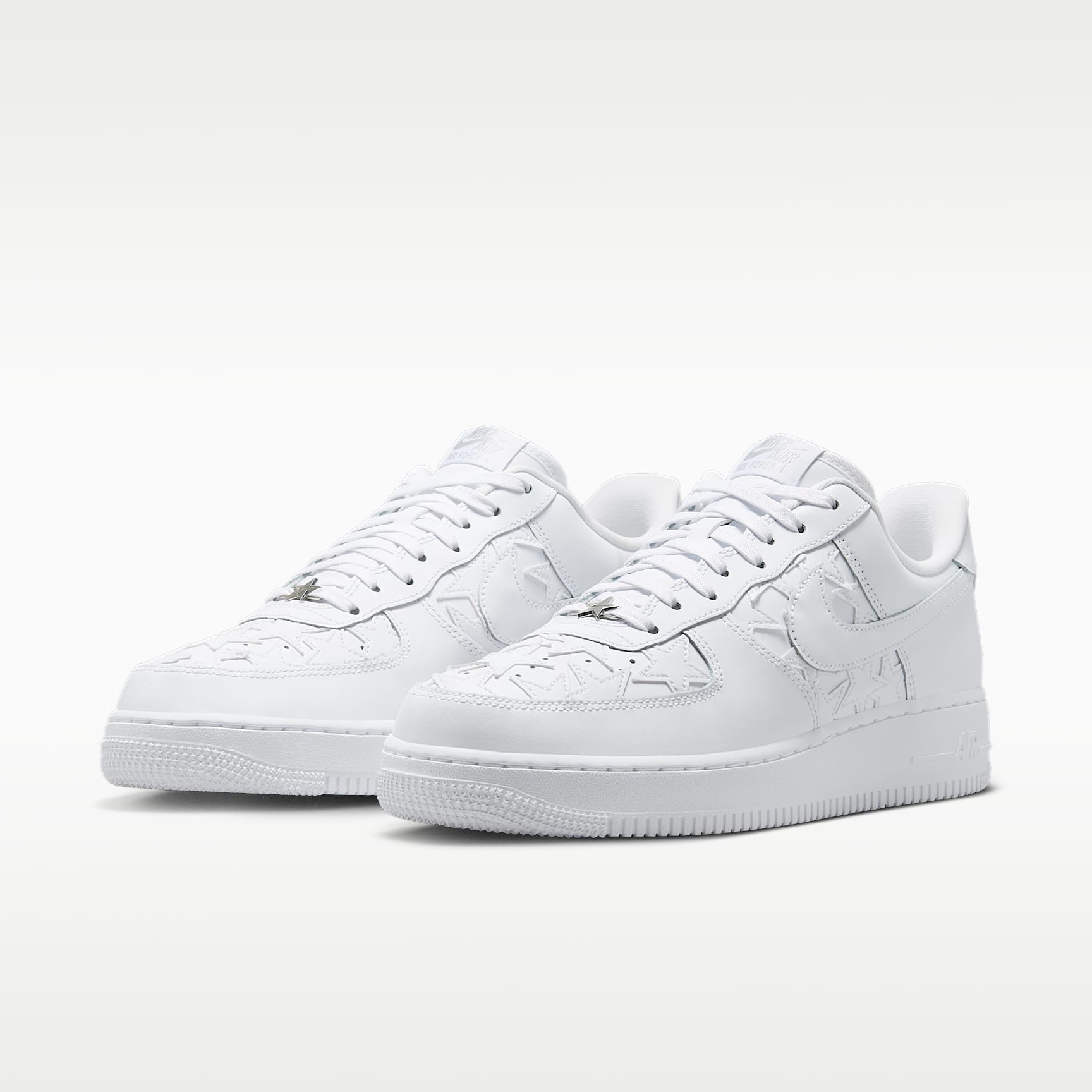 Nike Air Force 1 '07 Edge Herrenschuh – Weiß/Metallic Silver/Weiß