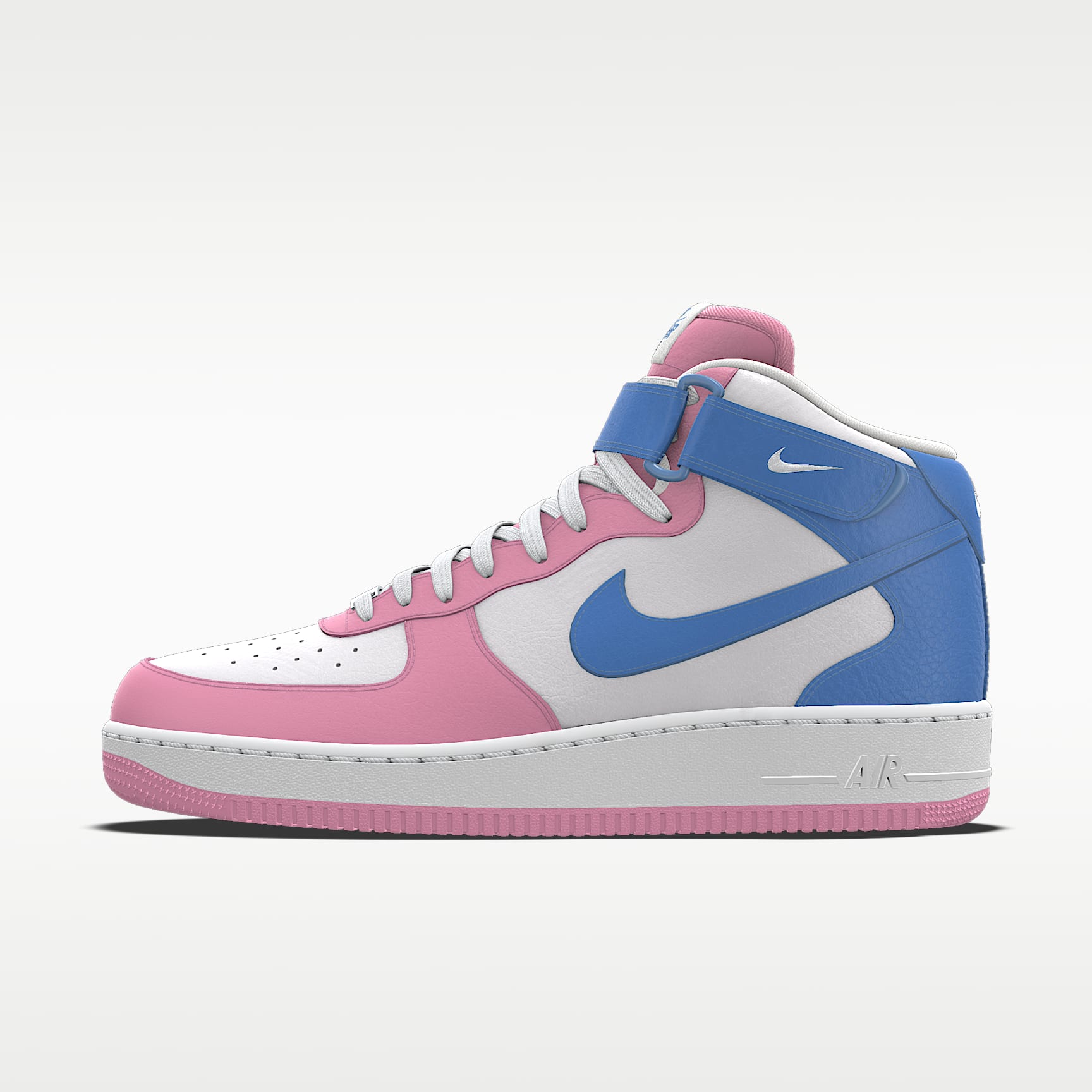 Nike Air Force 1 Mid By You personalisierbarer Damenschuh – Multi-Color/Multi-Color/Multi-Color [4523234192]