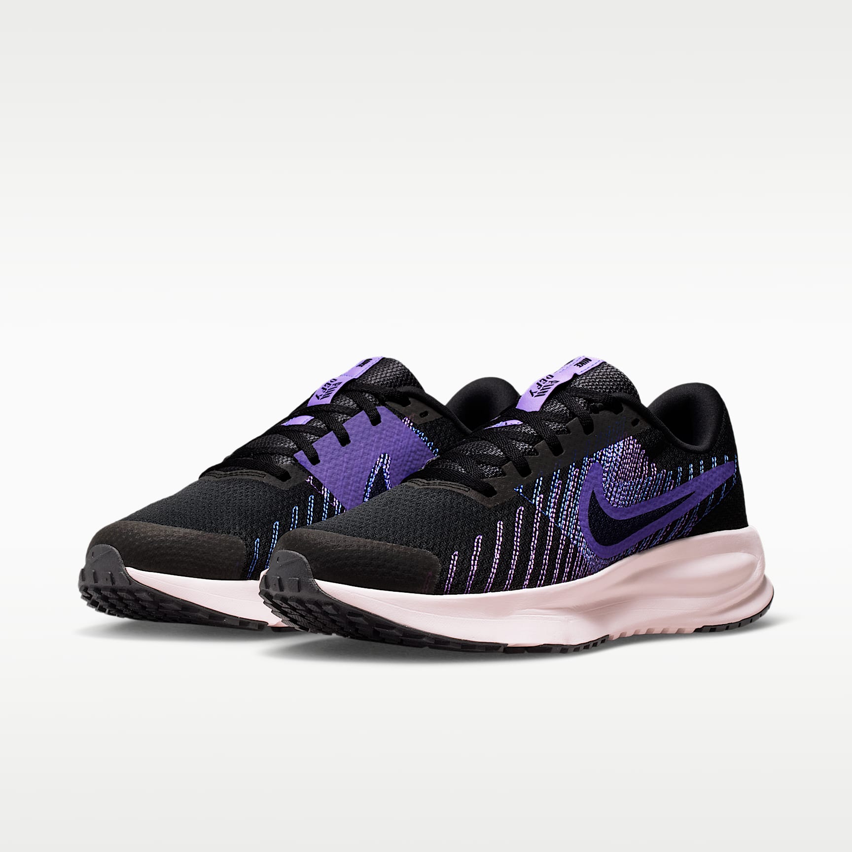 Nike Run Defy Straßenlaufschuh (Damen) – Schwarz/Bright Violet/Sapphire/Schwarz