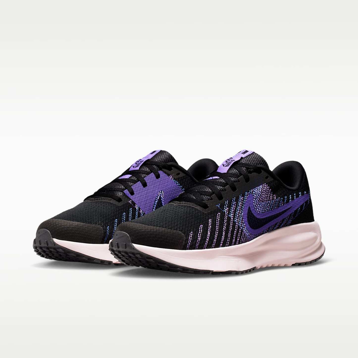 Nike Run Defy Straßenlaufschuh (Damen) – Schwarz/Bright Violet/Sapphire/Schwarz