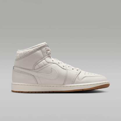Air Jordan 1 Mid SE Schuh (Herren) – Phantom/Gum Dark Brown/University Red/Sail