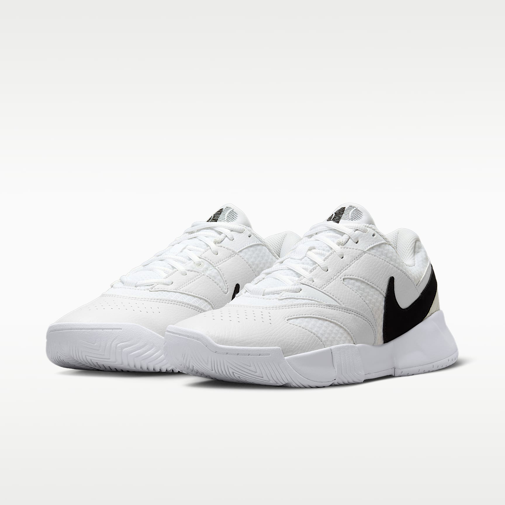 NikeCourt Lite 4 Herren-Tennisschuh – Weiß/Summit White/Schwarz
