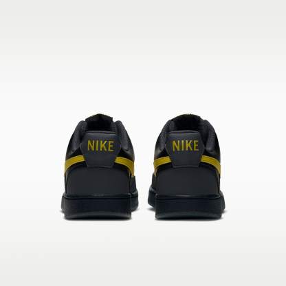 Nike Court Vision Low Herrenschuh – Dark Smoke Grey/Schwarz/Chrome Yellow