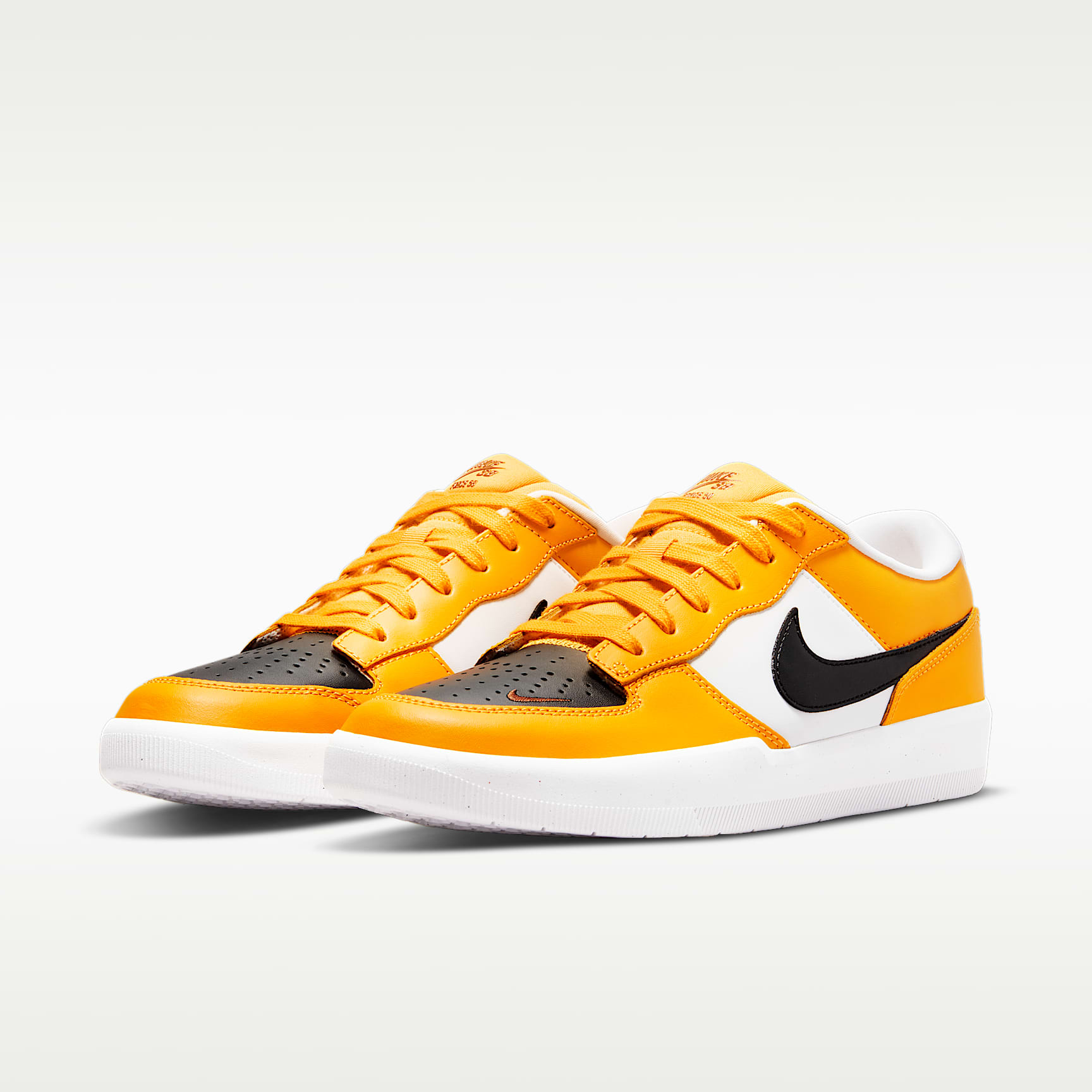 Nike SB Force 58 Premium Skateboard-Schuh – University Gold/Weiß/Pecan/Schwarz
